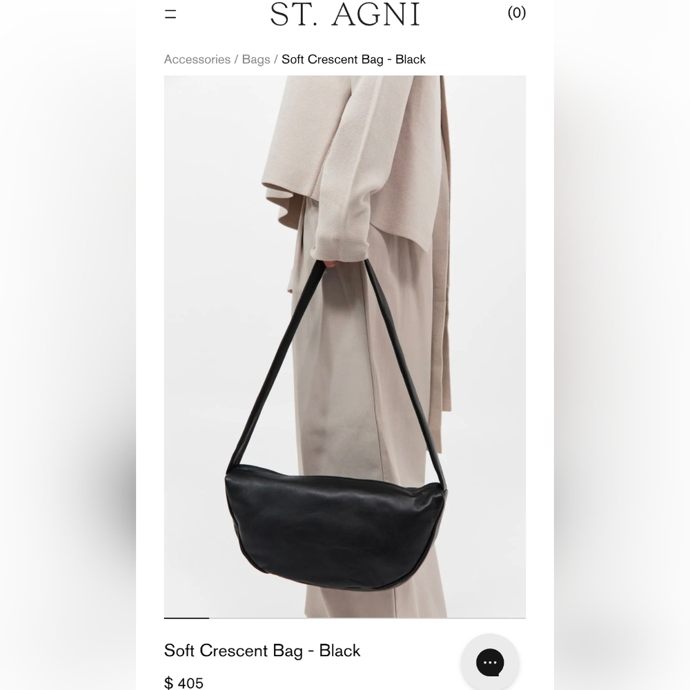 St. Agni Soft Crescent Bag